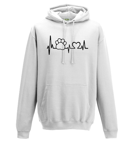 College Hoodie „Heartbeat“