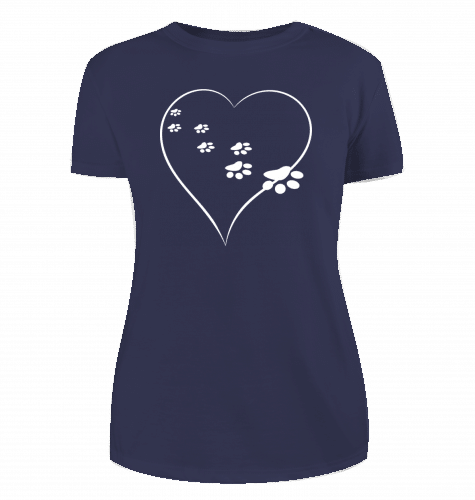 Woman T-Shirt „Hund durchs Herz“