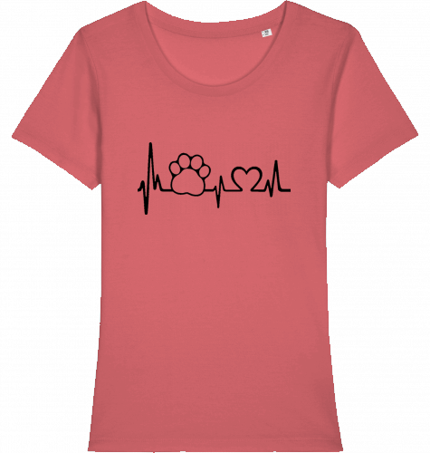 Organic Woman T-Shirt „Heartbeat“